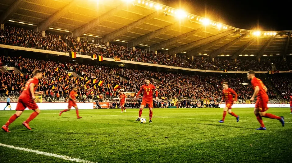 Les Diables Rouges belges en action lors de la Coupe du Monde 2026
