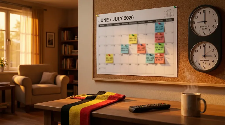Calendrier complet des 104 matchs de la Coupe du Monde 2026 en heure belge CEST